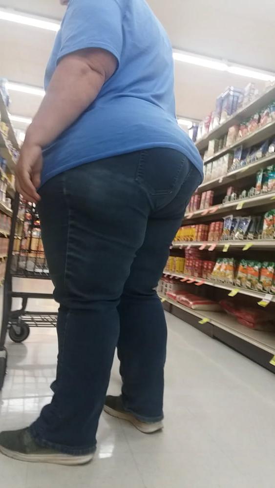 21P Fat white booty blue jeans