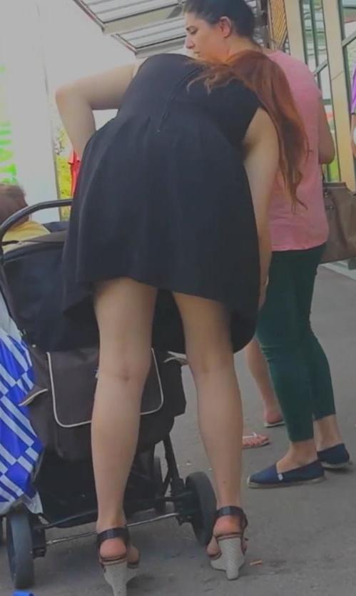 16P very hot mom high heels big boobs hot dress make me hard