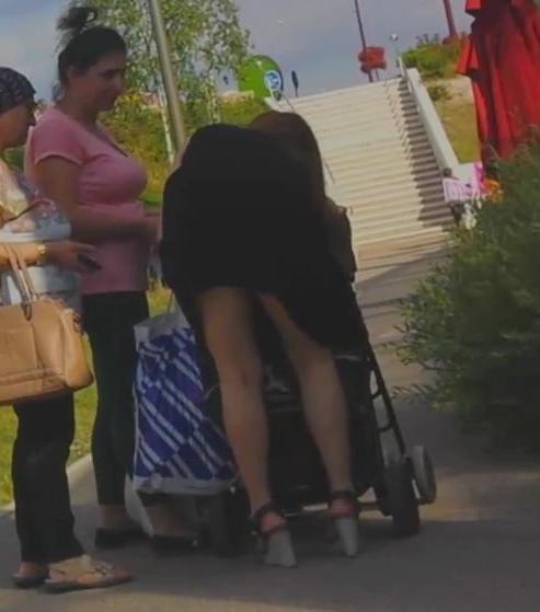 16P very hot mom high heels big boobs hot dress make me hard