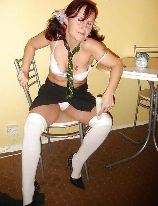17P Amateurs dressed up in school uniforms