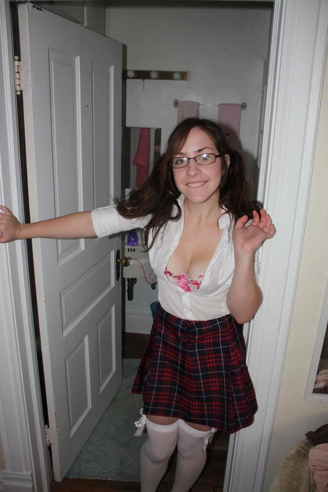 17P Amateurs dressed up in school uniforms