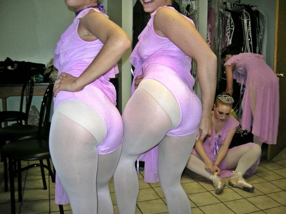 16P Backstage Candid Underwear, Pantyhose, Tights Cladded Girls
