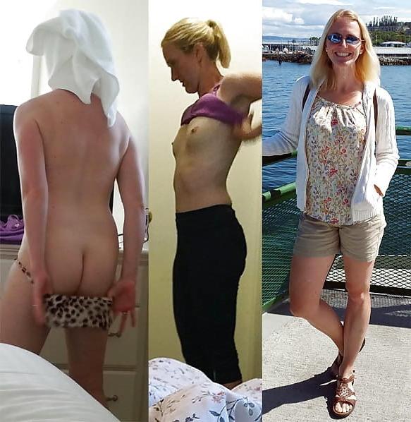 22P Candid MILFs Dressed Undressed