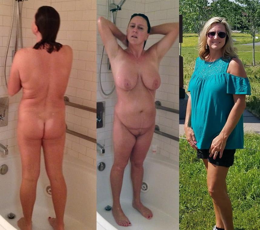 22P Candid MILFs Dressed Undressed