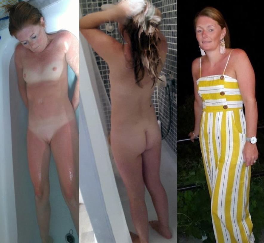 22P Candid MILFs Dressed Undressed