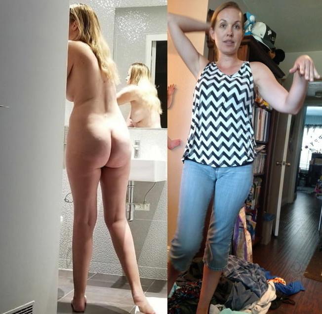 22P Candid MILFs Dressed Undressed