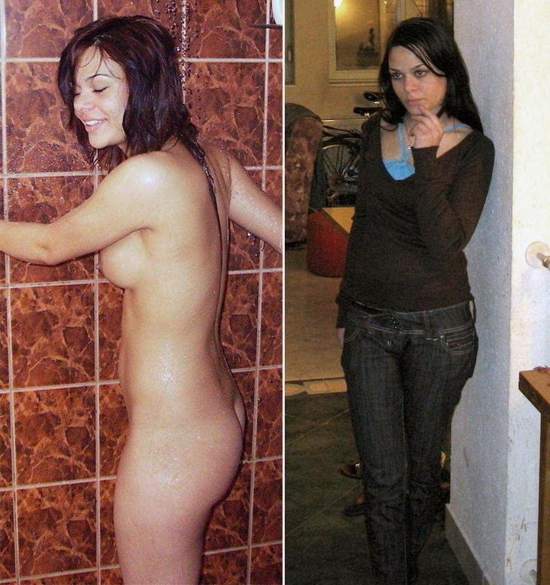 22P Candid MILFs Dressed Undressed