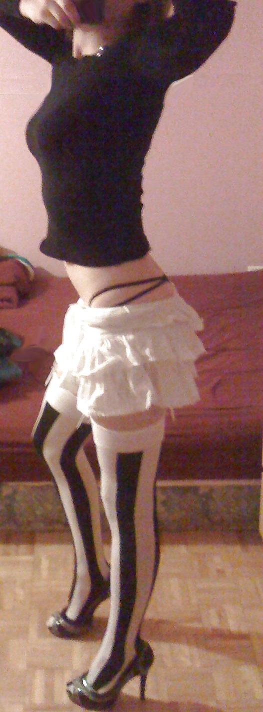 16P Crossdresser B&W -Vertical