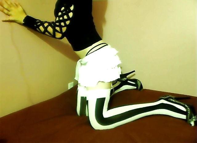 16P Crossdresser B&W -Vertical