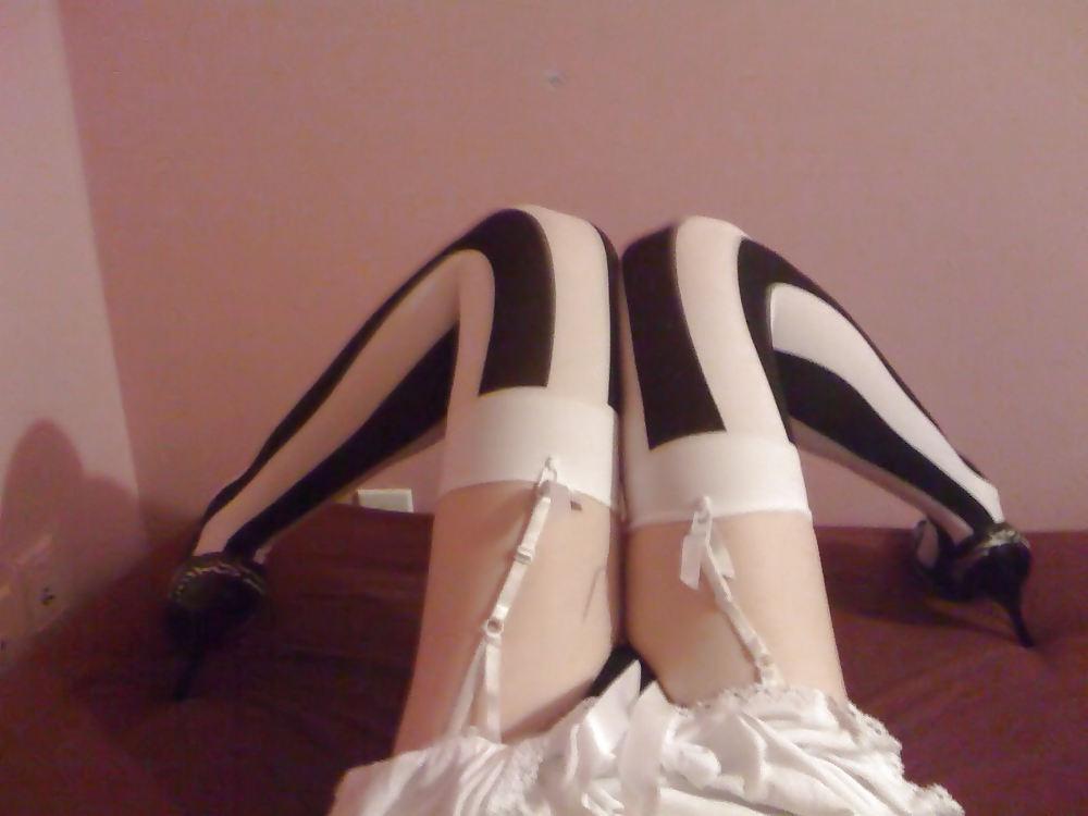 16P Crossdresser B&W -Vertical