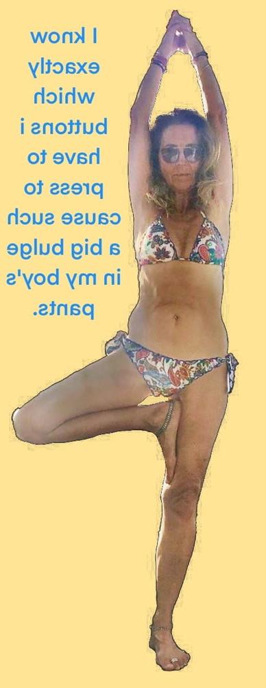 25P mature moms captions