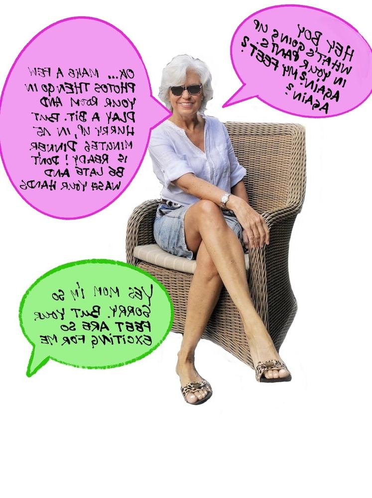 25P mature moms captions
