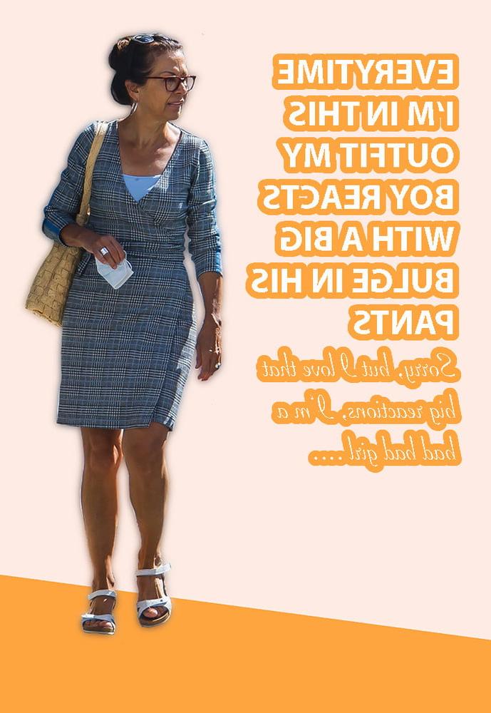 25P mature moms captions