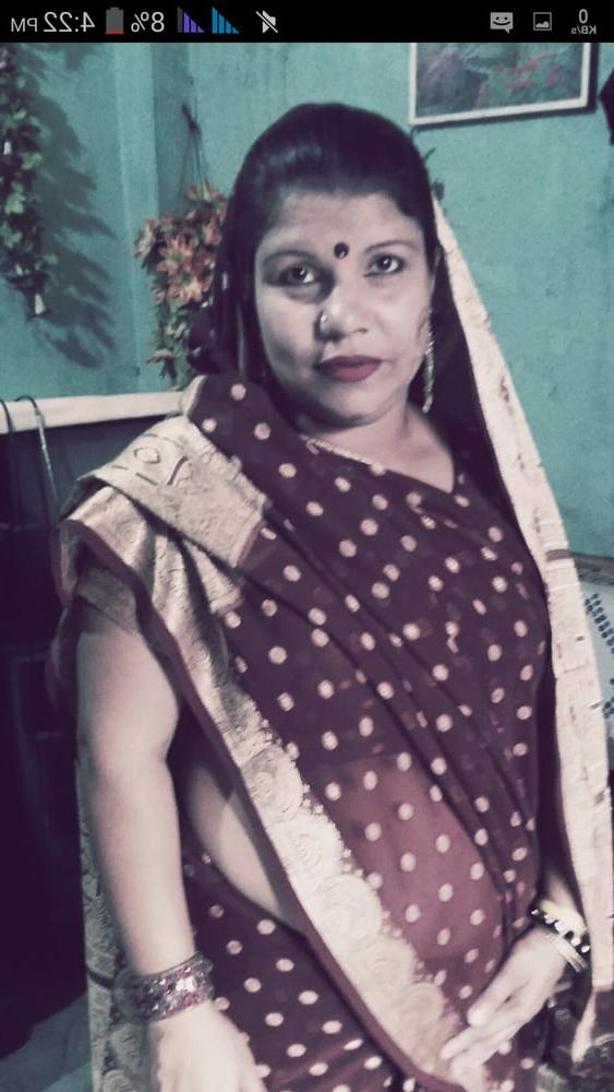 9P My mom blue saree hot sexy