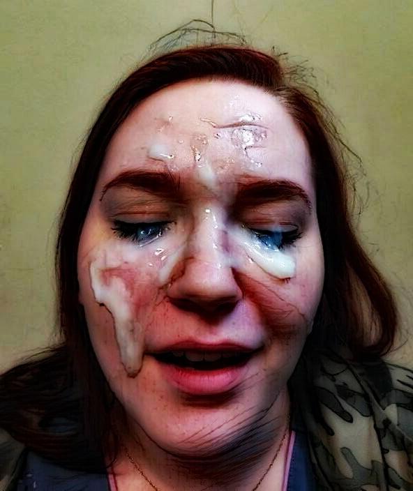 25P Gesichter mit Sperma 9