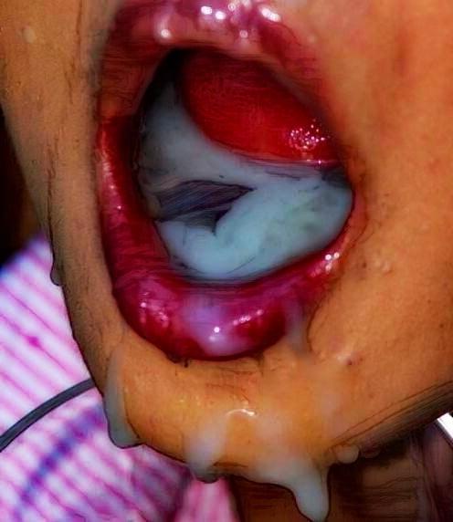 25P Gesichter mit Sperma 9