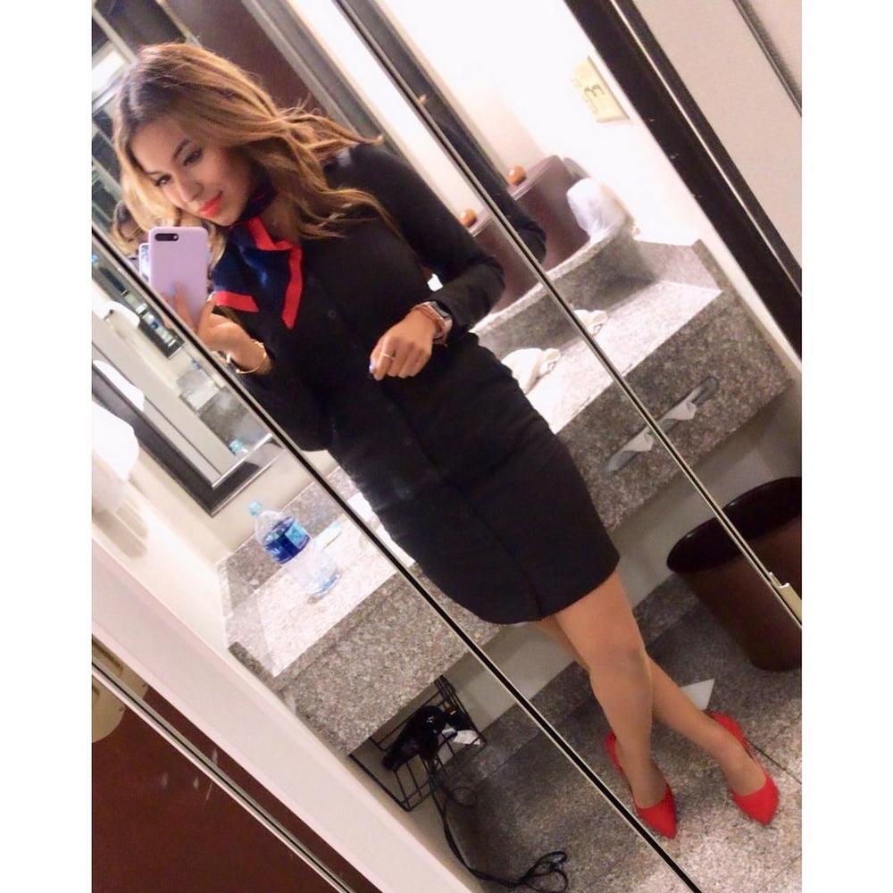 25P Sexy Maried Air Hostess