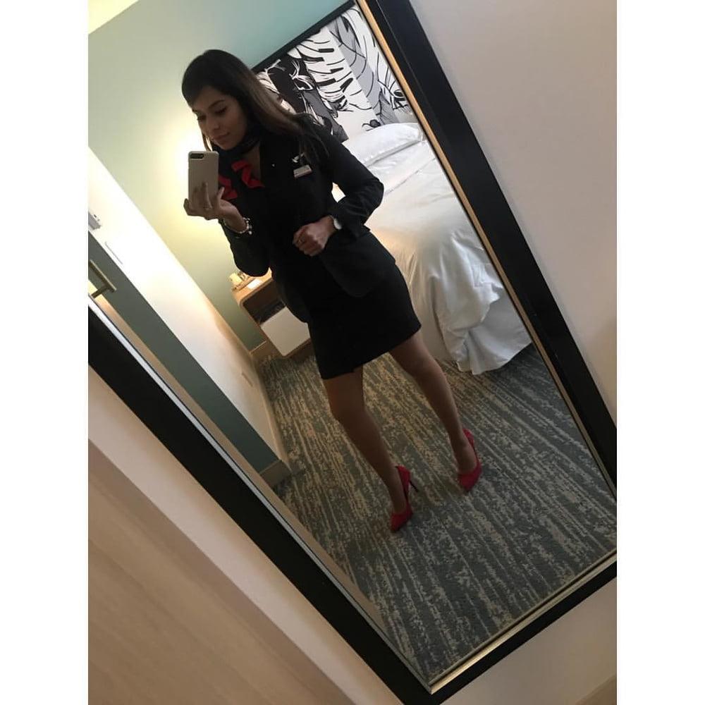25P Sexy Maried Air Hostess