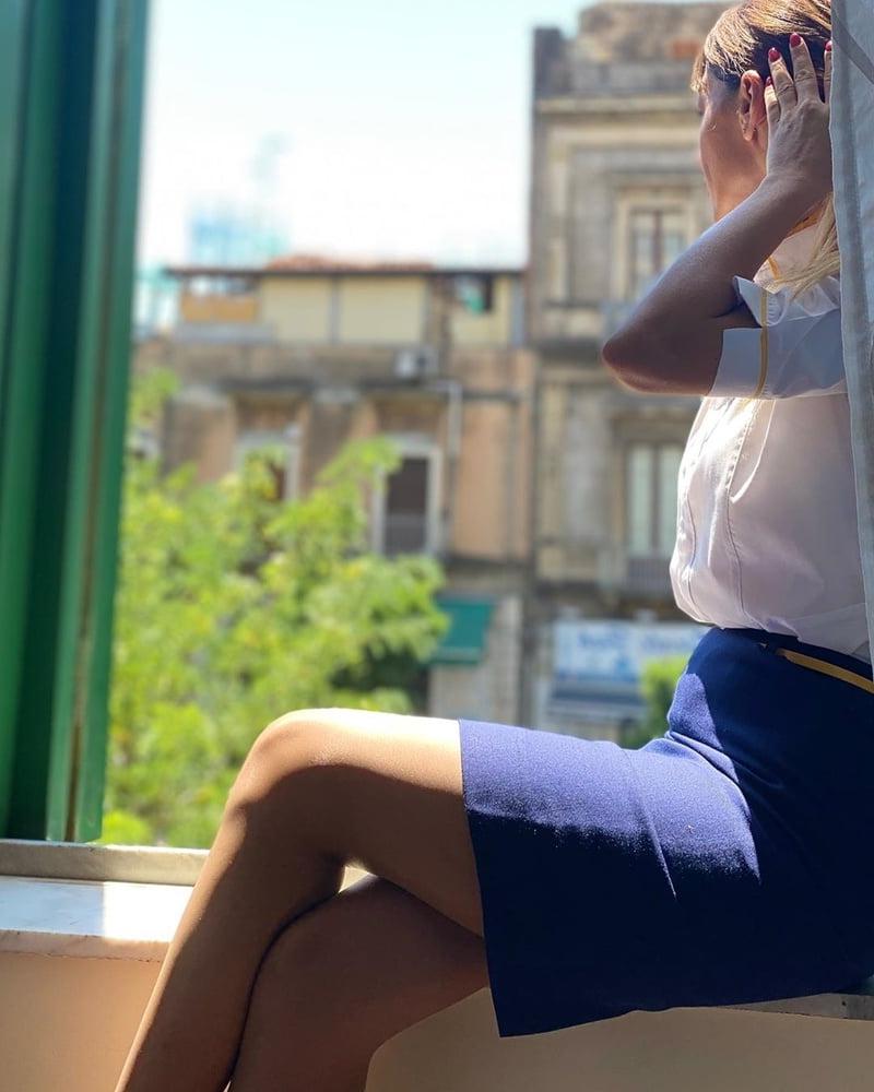 15P Married, Sexy Air Hostess Mom With