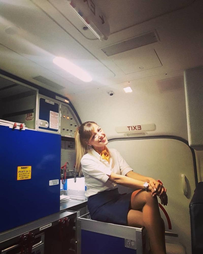 15P Married, Sexy Air Hostess Mom With