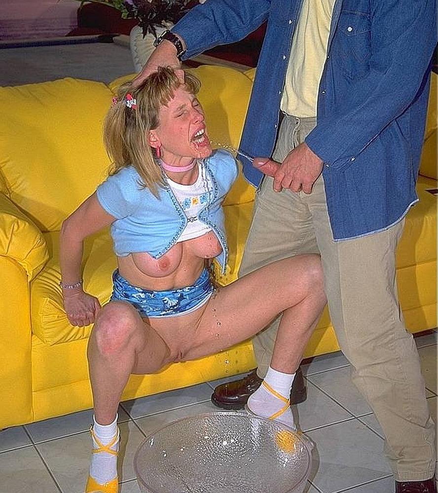 25P She's thirsty for tasty piss