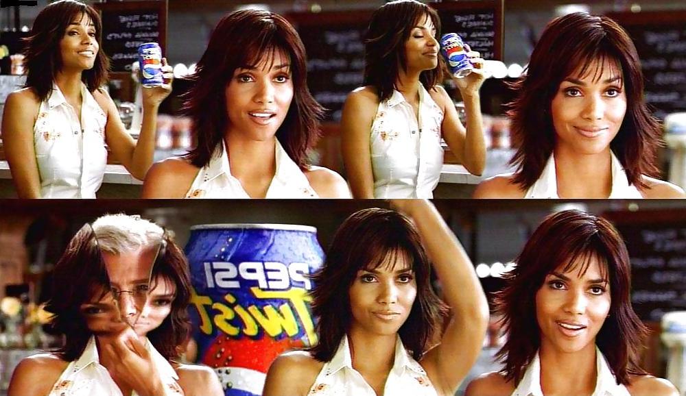 25P Halle Berry Ultimate Glamour,Cleavage, Caps