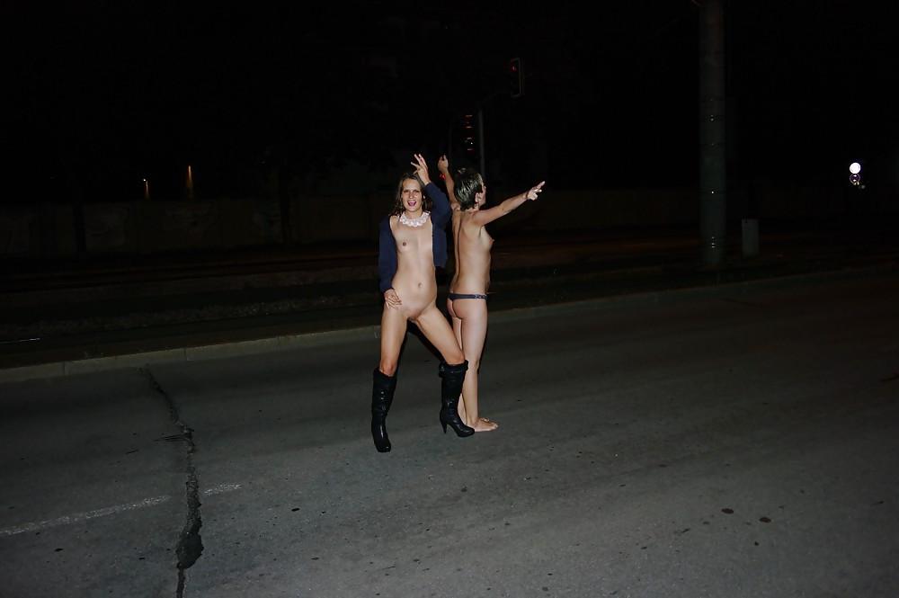25P Street Walkers get naked