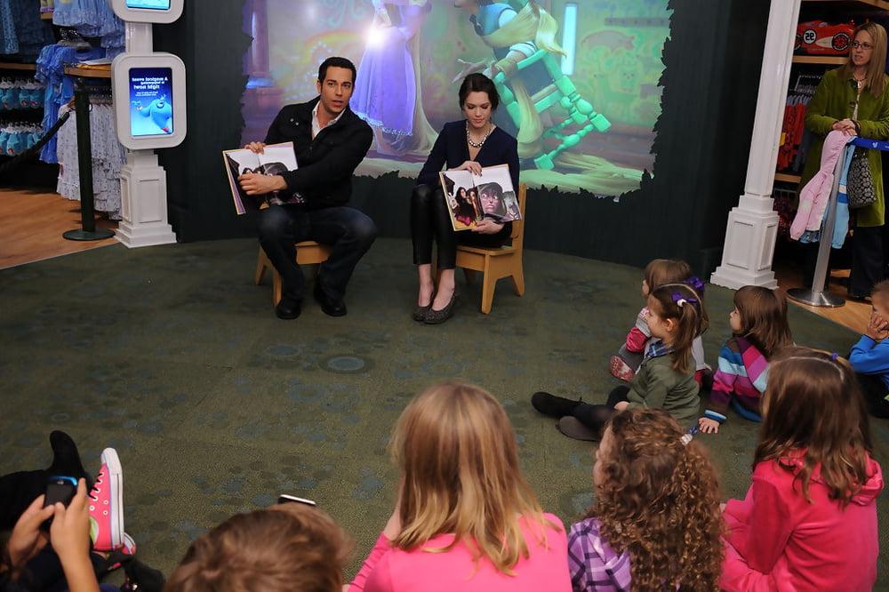 25P Mandy Moore - Promoting Tangled at Disney Store (19 Nov 2010