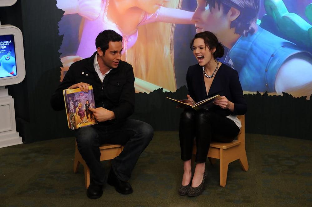 25P Mandy Moore - Promoting Tangled at Disney Store (19 Nov 2010
