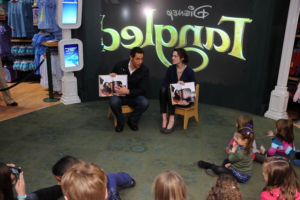 25P Mandy Moore - Promoting Tangled at Disney Store (19 Nov 2010