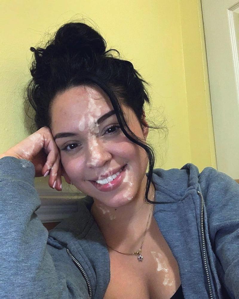 21P facial cum fakes