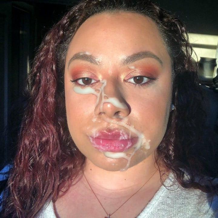 21P facial cum fakes