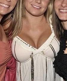 7P Mom shows her big tits at party