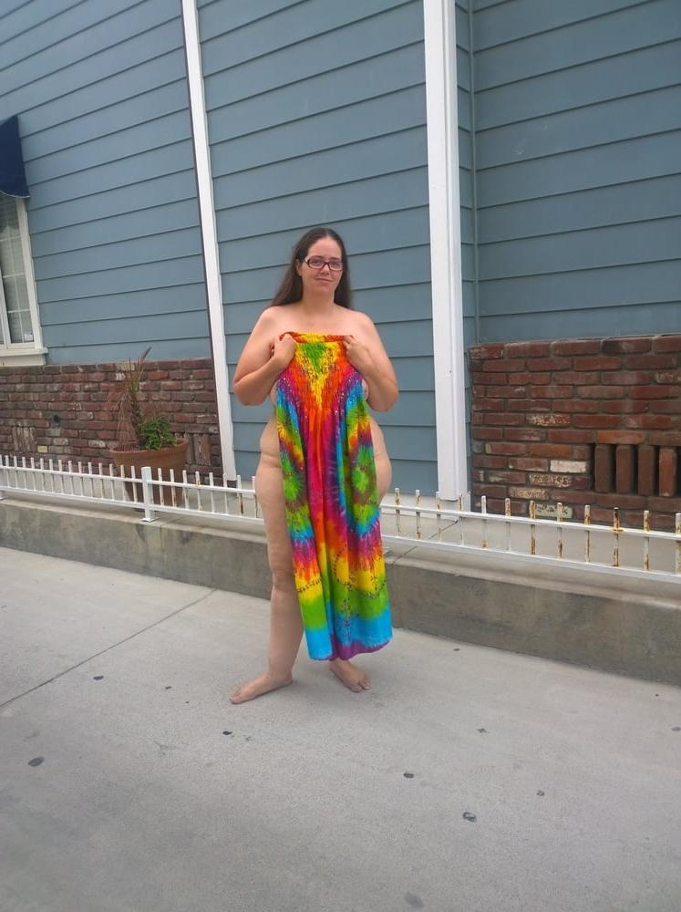 5P Naked bbw street