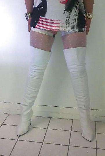 16P Hotpants and overknee boots me cd tv sissy