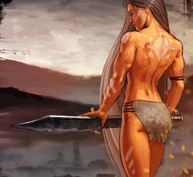 25P EROTIC FANTASY WARRIOR WOMEN