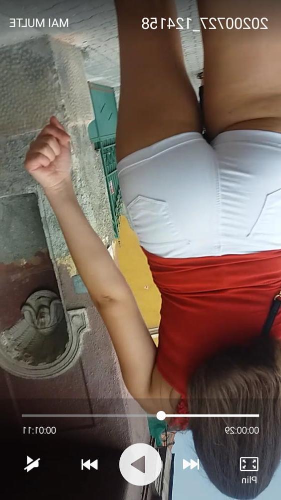 22P Sexy ass on the street in shirt