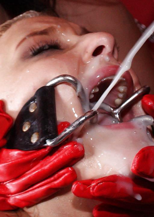14P Ball Gag Facials!
