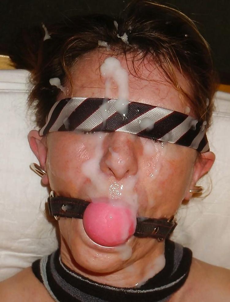 14P Ball Gag Facials!