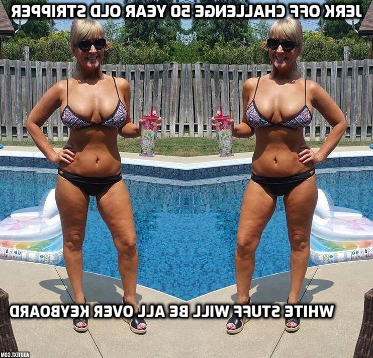 25P Pamela Ferguson 50 Year Old Stripper Jerk To Her Bikinis