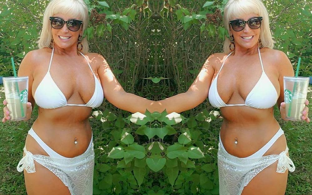 25P Pamela Ferguson 50 Year Old Stripper Jerk To Her Bikinis