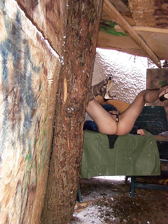 25P Crossdresser and the treehouse #2