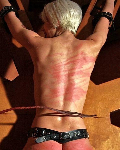 19P Whip as they strike bare skin