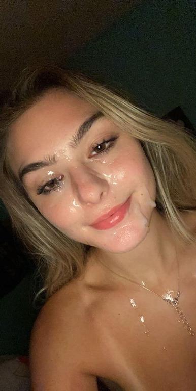 25P cum faces