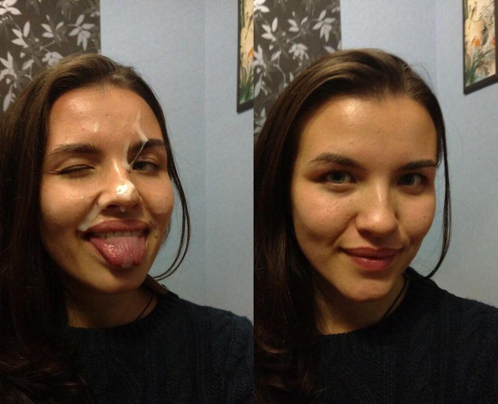 25P cum faces