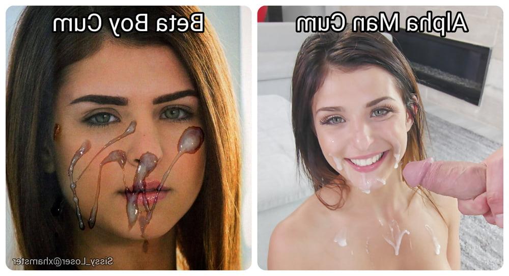 25P Alpha Male Cum VS Beta Male Cum