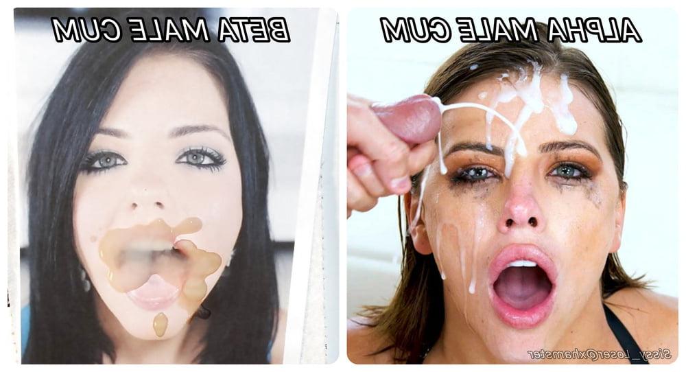 25P Alpha Male Cum VS Beta Male Cum