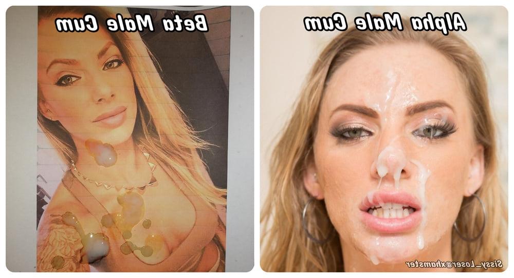 25P Alpha Male Cum VS Beta Male Cum