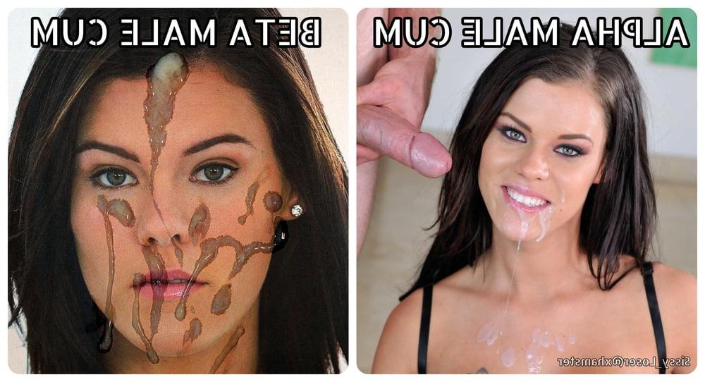 25P Alpha Male Cum VS Beta Male Cum