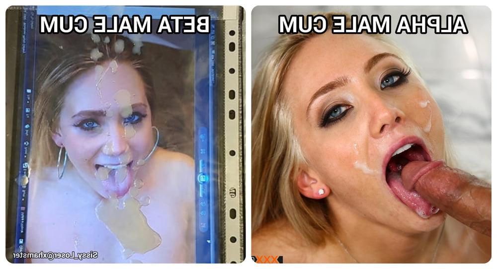 25P Alpha Male Cum VS Beta Male Cum
